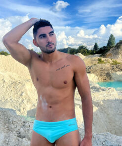 Battysta Light Blue Brief Swimsuit