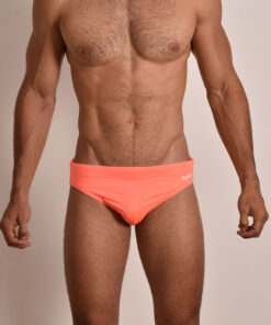 Living Coral Battysta brief swimsuit