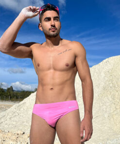 Battysta Coral Pink Brief Swimsuit