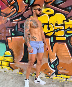 Battysta Greyish Blue Sports Shorts – Sobriety and freshness with high performance