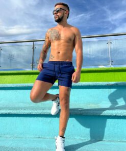 Battysta Dark Blue Sports Shorts – Elegance and power in every workout