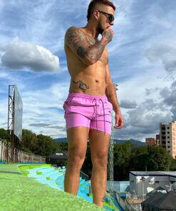 Battysta Lilac Sports Shorts – Freshness and personality in every movement