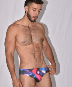 Spider Noir Battysta brief swimsuit
