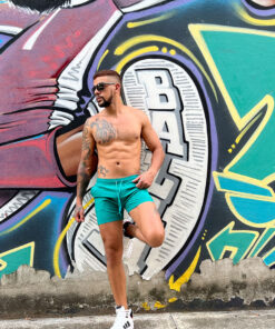 Battysta Jade Green Sports Shorts – Freshness and balance in every movement