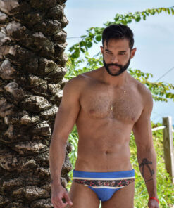 Battysta Leaves of Silence brief swimsuit