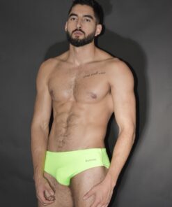 Battysta neon lime brief swimsuit
