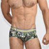 BOXER CORTO ALGODON HOJAS VERDES