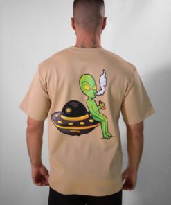Printed cotton T-shirt with ovniblond print