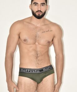 Military green brief jockstrap Battysta