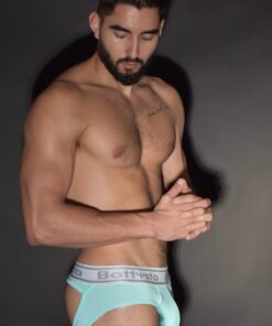Light blue brief jockstrap Battysta