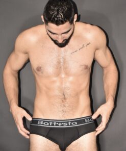 Black brief jockstrap Battysta