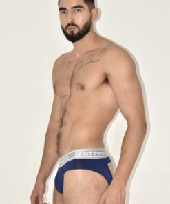 Dark blue brief jockstrap Battysta