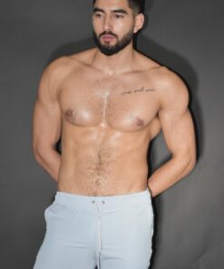 Battysta Light Grey Sports Shorts – Freshness and minimalist style in every movement