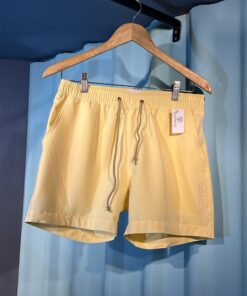 Battysta powder yellow sports shorts – Energy and freshness for your routine