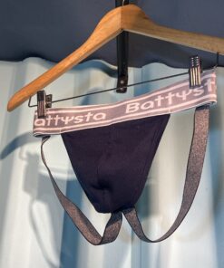 Classic Jockstrap Cotton Rib Dark Blue Battysta – Style and support with natural coolness