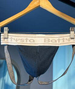 Classic Cobalt Blue Cotton Rib Jockstrap Battysta – Strength and style in motion