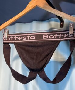 Classic Jockstrap Cotton Rib Black Battysta – Elegance and strength in every detail